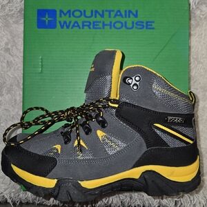 Mountain Warehouse Kids Adventure Boots - Gray and Yellow